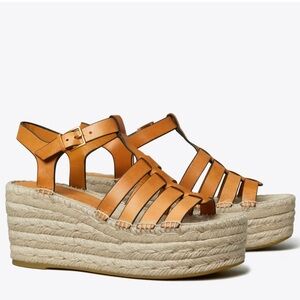 Tory Burch Fisherman Espadrille Sandals.